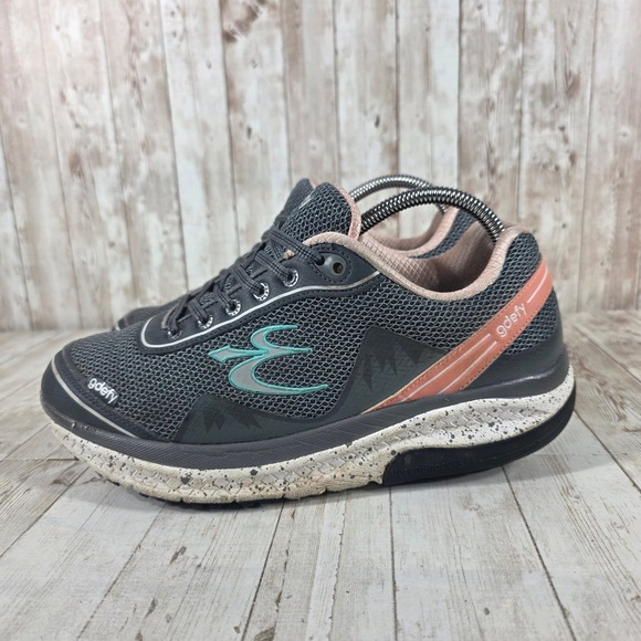 Gravity Defyer G-Defy Women 10 XW Grey Coral VersoShock Walking Shoes - Picture 2 of 8